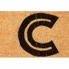 Promo ❤️ Juvale Monogrammed Door Mat with Letter C Nonslip Coir Welcome Mat (17 x 30 Inches) 👏