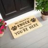Hot Sale 🥰 Evergreen No Need to Knock Woven Indoor Outdoor Natural Coir Doormat 30 x 18" Multicolored 😍
