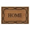 Best Pirce 😍 Kate Aurora Home Venetian Bordered Coir Bristled Outdoor All Season Welcome Mat - 18"x30" 🛒
