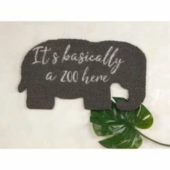 Flash Sale 🥰 "It's Basically A Zoo Here" Doormat - Shiraleah ✔️