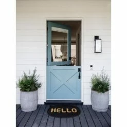 Top 10 ✨ Raj 1' x 2' Tufted Shaped Hello Bubble Doormat Black ⭐