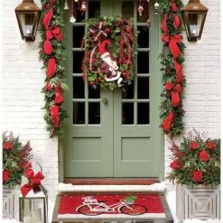 Best reviews of ✔️ Raj 1'6" x 2'6" Tufted 🎄 Christmas Cycle Doormat ❤️
