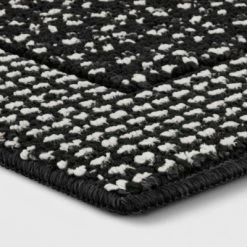 Flash Sale 😍 Washable Geometric Border Tufted Rug - Threshold™ Black ✨