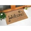 Wholesale 🎁 Raj Tufted Cat Face Welcome Doormat Black 😀