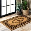 Best deal ✨ nuLOOM Monogrammed Doormat Light Brown - H 🌟