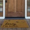 Outlet 💯 Farmhouse Living Honey I'm Home Bee Coir Doormat - 18" x 30" - Natural - Elrene Home Fashions 😀
