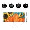 Flash Sale 🛒 Evergreen Pumpkin Sassafras Indoor Outdoor Switch Doormat 1'10"x10" Multicolored 🎁