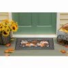 New 😍 Evergreen Elegant Pattern Pumpkins Set of 2 Garden Flag and Sassafras Doormat Bundle Set 👍