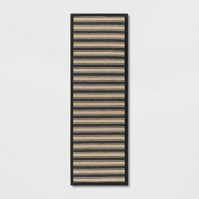 Outlet 😍 Vintage Striped Rug Black/Brown - Threshold™ ❤️ - Image 5