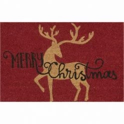 Cheap 🌟 Nourison Casa Bella NC408 Indoor/Outdoor Doormat - Red 18"x28" 🧨