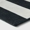Outlet ❤️ 2'x3' Indoor/Outdoor Reversible Scatter Rug Black/White - Threshold™ 🌟