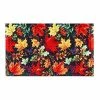 Best deal 😀 Evergreenful Fall Leaves Embossed Indoor Outdoor Doormat 1'6"x2'6" Multicolored 💯