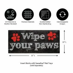 Promo ✔️ Evergreen Wipe Your Paws Sassafras Indoor Outdoor Switch Doormat 1'10"x10" Multicolored ⌛