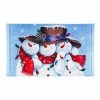 Budget 😍 Evergreen Snowman Friends Trio Embossed Indoor Outdoor Doormat 1'6"x2'6" Multicolored 😍
