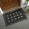 Deals 🤩 Evergreen Scroll Cutout Embossed Floor Mat Indoor Outdoor Rubber Tray 2'x3' Fits Embossed Doormats Size 30"x18" Black 🎉