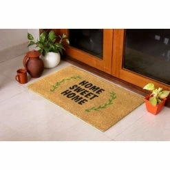 Best Pirce 🎉 Raj Tufted Laurel Wreath Home Sweet Home Doormat 🌟
