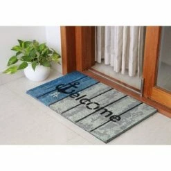 Flash Sale 👏 Raj Tufted Welcome Anchor Plank Doormat ⭐