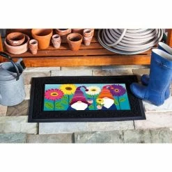 Deals 🎉 Evergreen Garden Gnomes Sassafras Indoor Outdoor Switch Doormat 10 x 22 Multicolored 😍