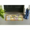 Outlet 🔥 Evergreen Home Mason Jars Indoor Outdoor Natural Coir Doormat 1'4"x2'4" Multicolored ✔️