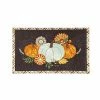 New 🔔 Evergreen Harvest Pumpkinds Embossed Indoor Outdoor Doormat 1'6"x2'6" Multicolored ❤️