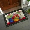 Brand new ✨ Evergreen Garden USA Embossed Indoor Outdoor Doormat 1'6"x2'6" Red ✔️
