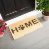 Best reviews of 🎁 Evergreen Paw Print Home Woven Back Woven Indoor Outdoor Natural Coir Doormat 30 x 18" Multicolored 🎉