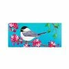 Buy ✔️ Evergreen Spring Chickadee Sassafras Indoor Outdoor Switch Doormat 10"x1'10" Blue 🔥