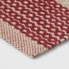 Flash Sale 🧨 2'x3' Striped Accent Rug Red - Threshold™ 🔔