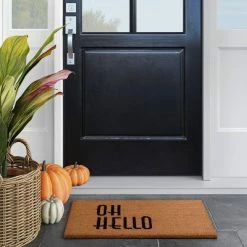 Best reviews of 😀 1'6"x2'6" Oh Hello Doormat Natural - Threshold™ 🎁
