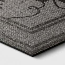 Promo 🎁 1'6"x2'6" "Be Our Guest" Mat Gray - Apache Mills 🧨