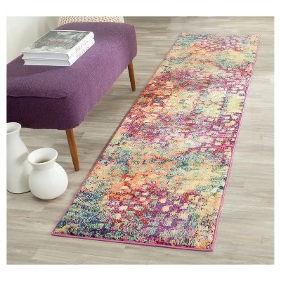 Best Sale β Zoey Shapes Splatter Loomed Area Rug - Safavieh Pink/mutli-colored/purple π