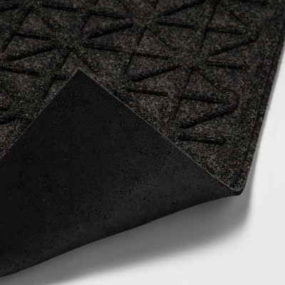 Best deal 🧨 1'6"x2'6" Diamond Utility Mat Rug Black - Mohawk ⭐ - Image 3