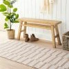 Hot Sale 🛒 Threshold Designed W/Studio McGee Rossmoor Indoor/Outdoor Plaid Scatter Rug Tan - Threshold™ designed with Studio McGee ⌛