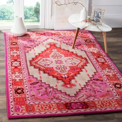 Best deal βοΈ Nasim Medallion Tufted Area Rug - Safavieh Ivory/pink βοΈ