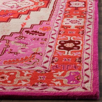 Best deal βοΈ Nasim Medallion Tufted Area Rug - Safavieh Ivory/pink βοΈ - Image 2