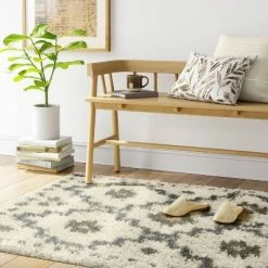 Promo π Bingham Floppy Shag Geo Rug Cream - Thresholdβ’ π€©