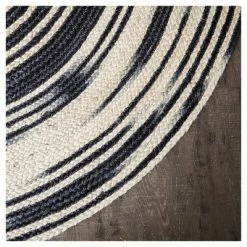 Flash Sale ⌛ Anji Mountain Braided Kerala Rug Denim Blue 🥰