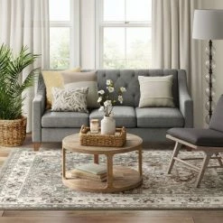 Cheap 😀 Rowland Companion Persian Woven Accent Rug Gray - Threshold™ 🎉