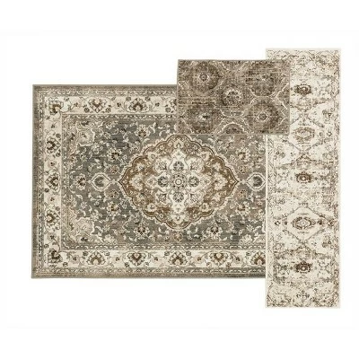 Cheap 😀 Rowland Companion Persian Woven Accent Rug Gray - Threshold™ 🎉 - Image 4