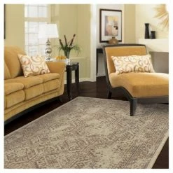 Deals 🌟 Overdyed Persian Area Rug - Threshold Cream 🤩