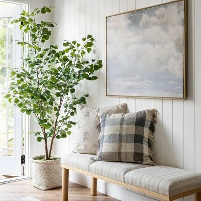 Promo ❤️ Threshold Designed W/Studio McGee Ledges Digital Floral Print Distressed Persian Rug Green - Threshold™ designed by Studio McGee 👏 - Image 4