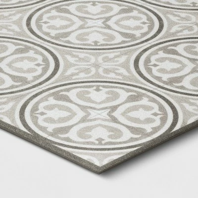 Brand new 🎉 Medallion Tile Vinyl Accent Mat - Threshold™ 🌟 - Image 2