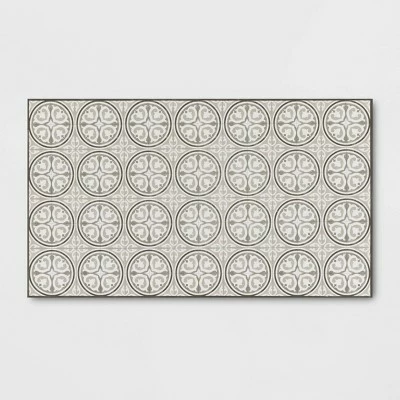 Brand new 🎉 Medallion Tile Vinyl Accent Mat - Threshold™ 🌟 - Image 4