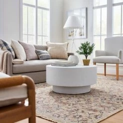 Buy ⌛ Threshold Designed W/Studio McGee Rockland Hand Knotted Distressed Persian Style Rug Ivory - Threshold™ designed with Studio McGee 👏