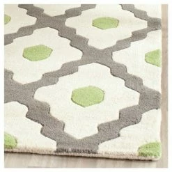 Deals 😍 Downey Geometric Tufted Accent Rug - Safavieh Ivory/gray 💯