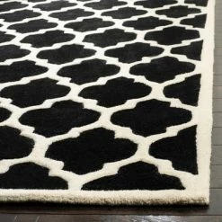 Budget 🎁 Olga Quatrefoil Design Tufted Accent Rug - Safavieh Blue/ivory ⌛