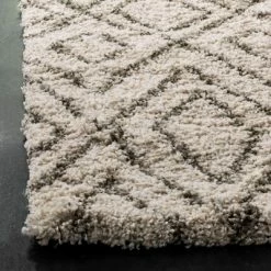 Promo 🤩 Lelia Geometric Loomed Rug - Safavieh Ivory/gray 💯