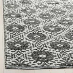 Hot Sale 🧨 Nedra Geometric Woven Area Rug - Safavieh Charcoal/ivory ⌛