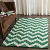 Cheapest ✔️ Chevron Tufted Rugs - Safavieh Teal/ivory 💯