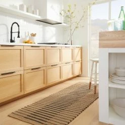 Coupon 🔥 Threshold Designed W/Studio McGee Reseda Hand Woven Striped Jute Cotton Area Rug Black - Threshold™ designed with Studio McGee 🧨